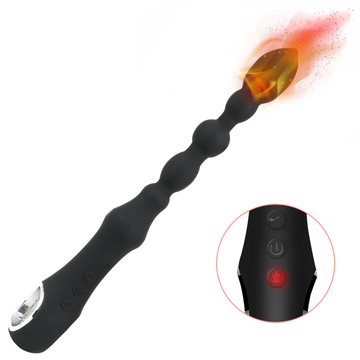 Unisex Anal Vibrator with Long Beads / Male Anal Prostate Massager / Adult Women Sex Toy - EVE's SECRETS